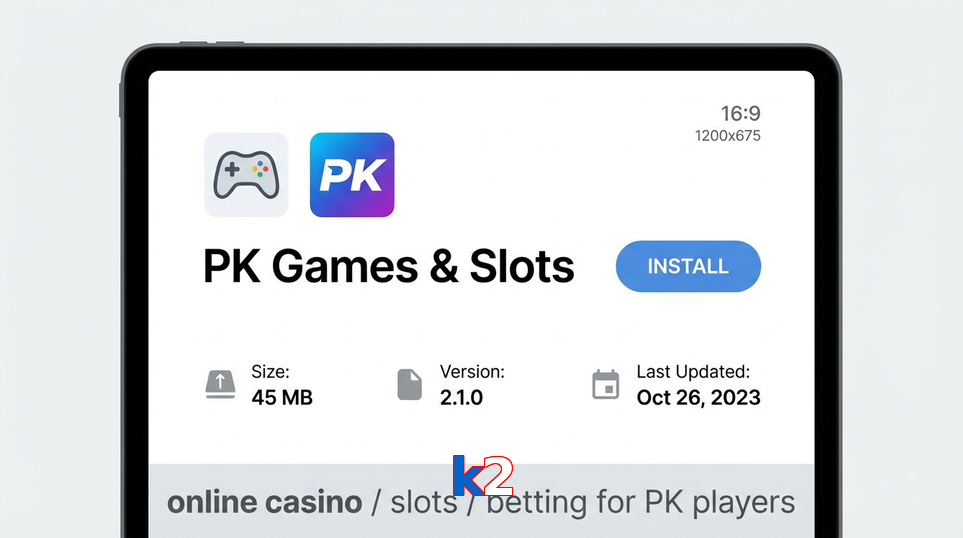 Game list for K2 gameapk section
