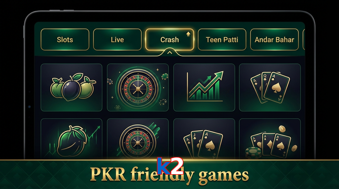 Game list for K2 games section