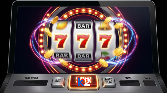 Main screen of K2 slots page for PK players